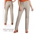 Loose Straight trousers High Waist Thin OL Business Spring And Autumn Custom Polyester Woven Wrinkle Suit trousers