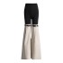 Wholesale Fashionable Ladies Bootcut Patchwork Jeans Contrast Color Women's Pants & Trousers