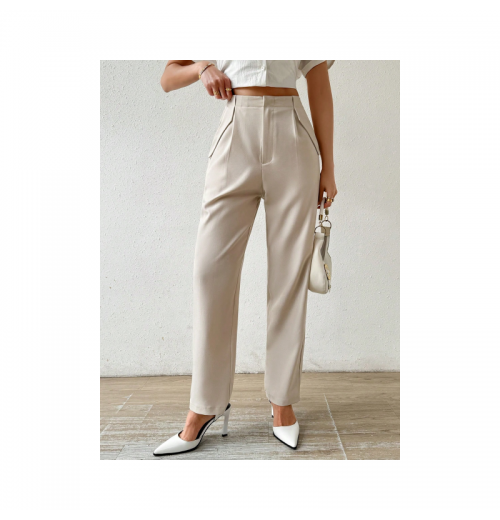 Good quality Women's spring and autumn high-waisted casual pants Fashion High Waist Trousers Good quality Women's spring and autumn high-waisted casual pants Fashion High Waist Trousers